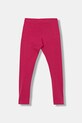 Dziewczynka United Colors of Benetton legginsy dziecięce 3-pack 3MT1CF06P.G.seasonal różowy