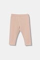 United Colors of Benetton legginsy dziecięce z elastanem beżowy 3MT1GF01L.P.Season.9BYA