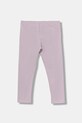 United Colors of Benetton legginsy dziecięce 3MT1GF01L.P.Season.9BYA fioletowy AW25
