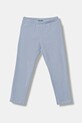 United Colors of Benetton legginsy dziecięce z elastanem niebieski 3MT1GF01L.P.Season.9BYA