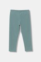 United Colors of Benetton legginsy dziecięce 3MT1GF01L.P.Season.9BYA turkusowy AW25