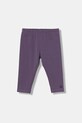 United Colors of Benetton legginsy dziecięce z elastanem fioletowy 3MT1GF01L.P.Season.9BYA