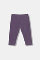United Colors of Benetton legginsy dziecięce 3MT1GF01L.P.Season.9BYA fioletowy AW25
