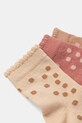 United Colors of Benetton skarpetki dziecięce 3-pack 6AO3A7007.G.W.seasonal beżowy AW25
