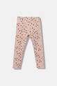 United Colors of Benetton legginsy dziecięce 3UJJGF04X.P.seasonal różowy AW25