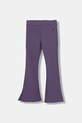 United Colors of Benetton legginsy dziecięce z elastanem fioletowy 32RICF06H.G.seasonal