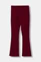 United Colors of Benetton legginsy dziecięce 3DKECF037.G.Season.9BYA bordowy AW25