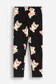 Coccodrillo legginsy dziecięce wzorzyste czarny ZC5122108VGA