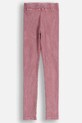 Coccodrillo legginsy z bawełną dziecięce z elastanem różowy ZC5122102CGJ