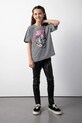 Coccodrillo legginsy dziecięce z elastanem czarny ZC5122602CGJ