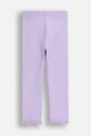 Coccodrillo legginsy z bawełną niemowlęce z elastanem fioletowy ZC5122103HGN