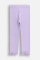 Coccodrillo legginsy z bawełną niemowlęce ZC5122103HGN fioletowy AW25