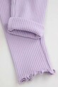 Coccodrillo legginsy z bawełną niemowlęce fioletowy ZC5122103HGN