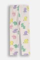 Coccodrillo legginsy z bawełną niemowlęce wzorzyste beżowy ZC5122104HGN