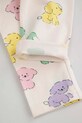 Coccodrillo legginsy z bawełną niemowlęce beżowy ZC5122104HGN