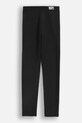 Coccodrillo legginsy dziecięce z bawełną z elastanem czarny ZC5122601RGJ