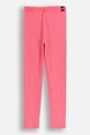 Coccodrillo legginsy dziecięce z bawełną z elastanem różowy ZC5122101RGK