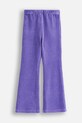 Coccodrillo legginsy z bawełną dziecięce z elastanem fioletowy ZC5122104RGK