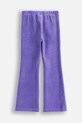 Coccodrillo legginsy z bawełną dziecięce ZC5122104RGK fioletowy AW25