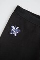 Dziewczynka Coccodrillo legginsy dziecięce z bawełną ZC5122701RGK czarny