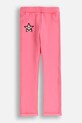 Coccodrillo legginsy dziecięce dzianina różowy ZC5122601CGK