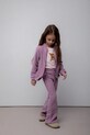 Detské legíny Coccodrillo s elastanom fialová ZC5122702WGK