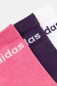 Fiú adidas Performance gyerek zokni 3 pár JW0328 rózsaszín