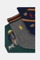 Dětské ponožky Polo Ralph Lauren 3-pack 442P03160001 zelená AW25