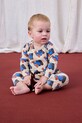 Bobo Choses legginsy niemowlęce Doggy Mate wzorzyste beżowy 225AB062