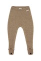 Donsje półśpioszki niemowlęce wełniane Matsie Merino Wool Leggings Bear dzianina brązowy 3039101