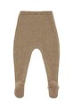 Donsje półśpioszki niemowlęce wełniane Matsie Merino Wool Leggings Bear 3039101 brązowy AW25