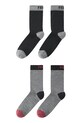 Dětské ponožky z vlněné směsi Reima Parit 2-pack černá 5300309A.9BYA
