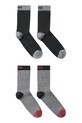 Dětské ponožky z vlněné směsi Reima Parit 2-pack 5300309A.9BYA černá AW25