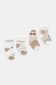 Mayoral Newborn șosete copii 4-pack bej 9917.1A.Newborn.9BYA