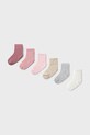 Mayoral Newborn skarpety dziecięce 6-pack różowy 9918.1D.Newborn.9BYA