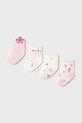 Дитячі шкарпетки Mayoral Newborn 4-pack рожевий 9921.2F.Newborn.9BYA