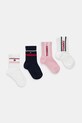 Tommy Hilfiger skarpetki dziecięce 4-pack różowy 701238180.9BYA