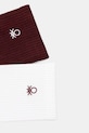 United Colors of Benetton skarpetki dziecięce 2-pack 6AO50702A.G.Season.9BYA bordowy AW25