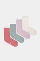 United Colors of Benetton skarpetki dziecięce 4-pack turkusowy 6GRD07028.G.Season.9BYA