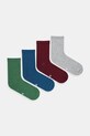 United Colors of Benetton skarpetki dziecięce 4-pack niebieski 6GRD07028.G.Season.9BYA