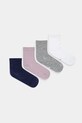 United Colors of Benetton skarpetki dziecięce 4-pack granatowy 6GRD07028.G.Season.9BYA