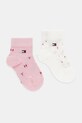 Tommy Hilfiger skarpetki dziecięce 2-pack różowy 701236335.9BYA