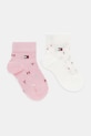 Tommy Hilfiger skarpetki dziecięce 2-pack różowy 701236335.9BYA