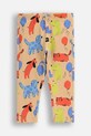 Coccodrillo legginsy dziecięce z bawełną wzorzyste beżowy ZC5122102BBN