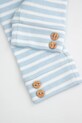 Coccodrillo legginsy bawełniane niemowlęce niebieski ZC5122103BBN