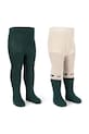 Detské pančuchy Konges Sløjd 2 PACK LUREX TIGHTS 2-pak KS104171.9BYA zelená AW25