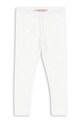 Konges Sløjd legginsy dziecięce LOLA PANTS GRS dzianina biały KS104340.9BYA