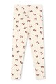 Konges Sløjd leggins din bumbac pentru copii MINNIE PANTS GOTS KS104378.9BYA bej AW25