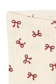 Chłopiec Konges Sløjd legginsy bawełniane dziecięce MINNIE PANTS GOTS KS104378.9BYA beżowy