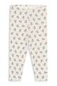 Konges Sløjd leggins din bumbac pentru copii MINNIE PANTS GOTS tricotaj multicolor KS104378.9BYA